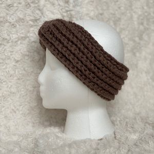 Crocheted Taupe Headband